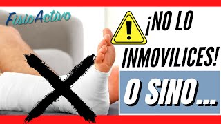 Tratamiento para ESGUINCE DE TOBILLO  INMOVILIZAR o NO  ❌ CONSEJOS para evitar RECAÍDAS [upl. by Shoshana908]