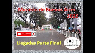 Maratón de Buenos Aires  Llegadas Parte Final [upl. by Rothwell]