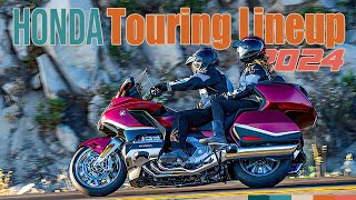 2024 Honda Touring Motorcycle Lineup NT1100 Gold Wing and Gold Wing Tour [upl. by Judsen]