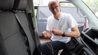 How to fit a Kiravans Double Seat Swivel to a VW Transporter T5 T6 or T61 [upl. by Bosch]