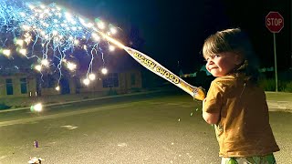 My Son PLAYS With FIREWORKS [upl. by Arved]