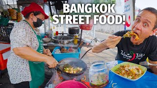 Bangkok Street Food  2 SPICY SQUID  Real Local Thai Food [upl. by Nibroc]