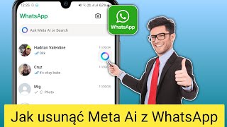 Jak usunąć Meta Ai z WhatsApp  Usuń Meta Ai WhatsApp [upl. by Calista968]