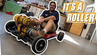 BUILDING OUR OWN RAT ROD GO KART  Part 2  We Got It Rolling [upl. by Aralk]