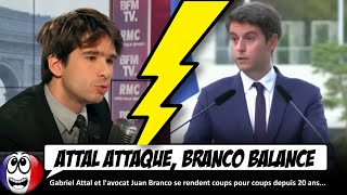 quotGabriel Attal est en COUPLE avec Olivier Véranquot affirme lavocat Juan Branco [upl. by Enyar]