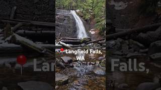 Langfield Falls  Pacific Northwest WashingtonSt [upl. by Ullund933]