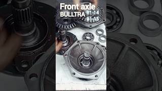 short front axle b114  b115 bulltra how to assemble front axle [upl. by Grane]