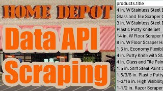 NoCode Home Depot API Data Scraping with SerpApi [upl. by Orfurd]