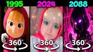 360° VR Masha Ultrafunk Song 1995 vs 2024 vs 2088 [upl. by Pressey]