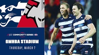 Geelong v Essendon Highlights  JLT 2019  AFL [upl. by Nylekoorb]