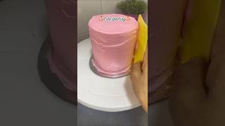 Cake frosting🍰cake cakedecorating minicake tutorial shorts baking viralvideo cakedesign [upl. by Enilatan621]