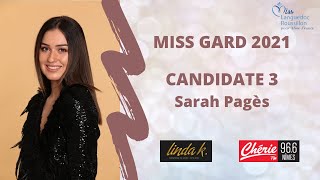 MISS GARD 2021  Sarah  Candidate 3 [upl. by Colis581]