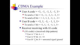 الاتصالات والشبكات اللاسلكية21 Direct Sequence Spread Spectrum DSSS and CDMA [upl. by Adnaluy]