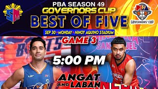 🔴LIVE GAME 3 MERALCO VS BARANGAY GINEBRA PBA PLAYOFFS │ 2024 GOVERNORS CUP PlaybyPlay Reaction [upl. by Atir]