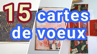 15 cartes de voeux différentes [upl. by Normak400]