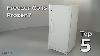 Freezer Coils Are Frozen — Freezer Troubleshooting [upl. by Snowman]