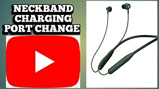 Bluetooth Neckband Charging Pin ChangeNeckband Jack Problem Neckband Changing Port Change 💯👍 [upl. by Oirad]