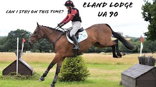 ELAND LODGE UA 90  REBS TRYS EVENTING AGAIN  DO I STAY ON THIS TIME [upl. by Nivrehs286]