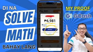 FAST PAYOUT P6981 LIBRE GCASH DI KA NG SAGOT NG MATH BAHAY LANG SA GCASH APP MISMO [upl. by Rust]