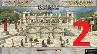 Rome Total War  SPQR Mod Lets Play Campaign First Turn  Battle with Hannibal Carthage Part 2 [upl. by Saihtam]