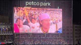 Tom DeLonge Leading All The Small Things At Petco Park blink182 sandiegopadres padres [upl. by Oznole]