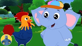 Kukdoo Koo कुकडू कू Chal Mere Ghode  More Animal Nursery Rhymes amp Kids Cartoon Videos [upl. by Eniamrahc]