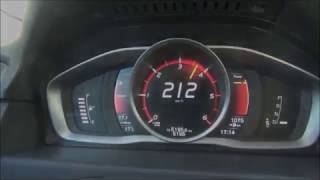 2015 Volvo V70 D4 133kw Diesel 0  200kmh Acceleration [upl. by Amadas]