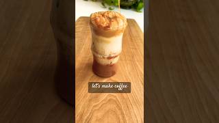 best iced coffee with nutella amp biscoff coffee shorts asmr [upl. by Llenra]