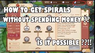 LAPLACE MSEA  HOW TO GET quotFREEquot SPIRALS WITHOUT SPENDING MONEY [upl. by Hanleigh]