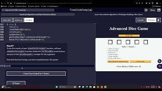 Algorithmic Thinking Dice Game 87 [upl. by Kariotta482]