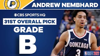 Andrew Nembhard Selected No 31 Overall by the Indiana Pacers  2022 NBA Draft  CBS Sports HQ [upl. by Judon]