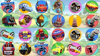 Epic Wheel of Monster Megamix  All Monster Eater Battle in Spinning Wheels Who is the best [upl. by Bruce]