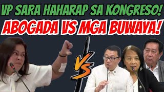 HETO NA VP SARA HAHARAPIN ANG MGA BUWAYA SA KONGRESO dds bisdak [upl. by Elleirua97]