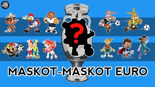 MASKOT EURO DARI TAHUN KE TAHUN 19802024 – Keliling Dunia Yuk [upl. by Lezlie]