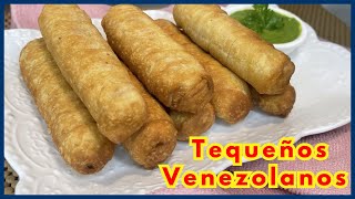 Receta de tequeños venezolanos con salsa Guasacaca [upl. by Aihsekel]