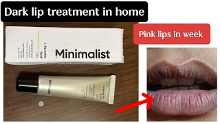 minimalist lip treatment balm review in Tamil darklipcorrection chappedlips [upl. by Riddle]