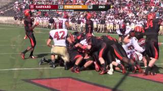 Game Recap Harvard Football Blasts Princeton 497 [upl. by Arias]