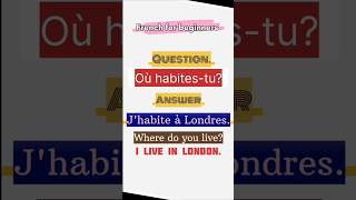 French listening practice listen and repeat  learn french in 30 days shorts viralvideo french [upl. by Katzman]