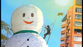 DER HÖCHSTE SCHNEEMANN GEWINNER BEKOMMT 1400€ FÜR SEINEN SCHNEEMANN [upl. by Ailic]