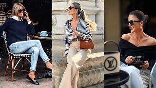 How to Dress Parisian Style Over 60  Natural Fashion for Women Over 60  Style for Women Over 60 [upl. by Perkoff]