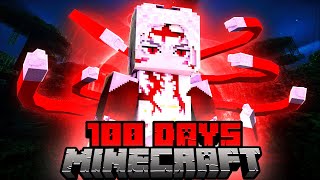 I Survived 100 Days as a DEMON SLAYER In HARDCORE MINECRAFT [upl. by Bibeau864]