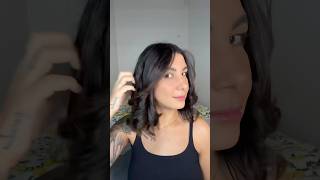 Locken mit Glätteisen 🥰 IG Isabelabiesenbruch shortvideo [upl. by Arvy]