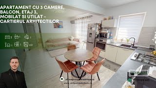 Apartament de vanzare 3 camere 62 mp  balcon 13 mp  pod [upl. by Louie945]