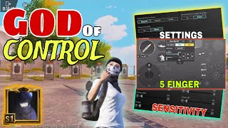 New Sensitivity🔥Control CODE 5 Finger FASTER PLAYER iPhone 13 PRO MAX  Daxua PUBG BGMI [upl. by Ashti]