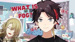 ENG SUB Akina learns POG NIJISANJI  Akina SaegusaLuca Kaneshiro [upl. by Lura]