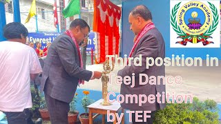 Spring Valley Academy secured Third position in Teej Dance Competition organized by TEF [upl. by Ainosal489]