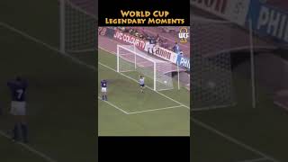 Claudio Caniggia kills the record from Zenga Argentina vs Italy World Cup 1990  Shorts [upl. by Dibrin]