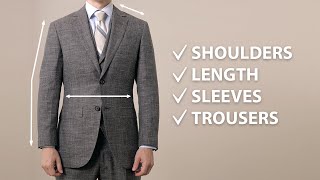 How a Suit Should Fit 2022 Guide [upl. by Ala756]