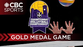 Alberta vs Sherbrooke U Sports Men’s Volleyball National Championship Gold medal game  CBC Sports [upl. by Audette]