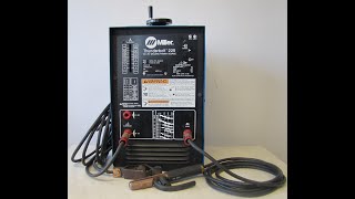 Miller Thunderbolt 225 CC AC Arc Stick Welder 220V 1 Phase [upl. by Silvester246]